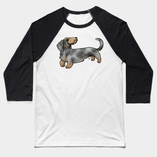 Dog - Wire-Haired Dachshund - Dapple Baseball T-Shirt